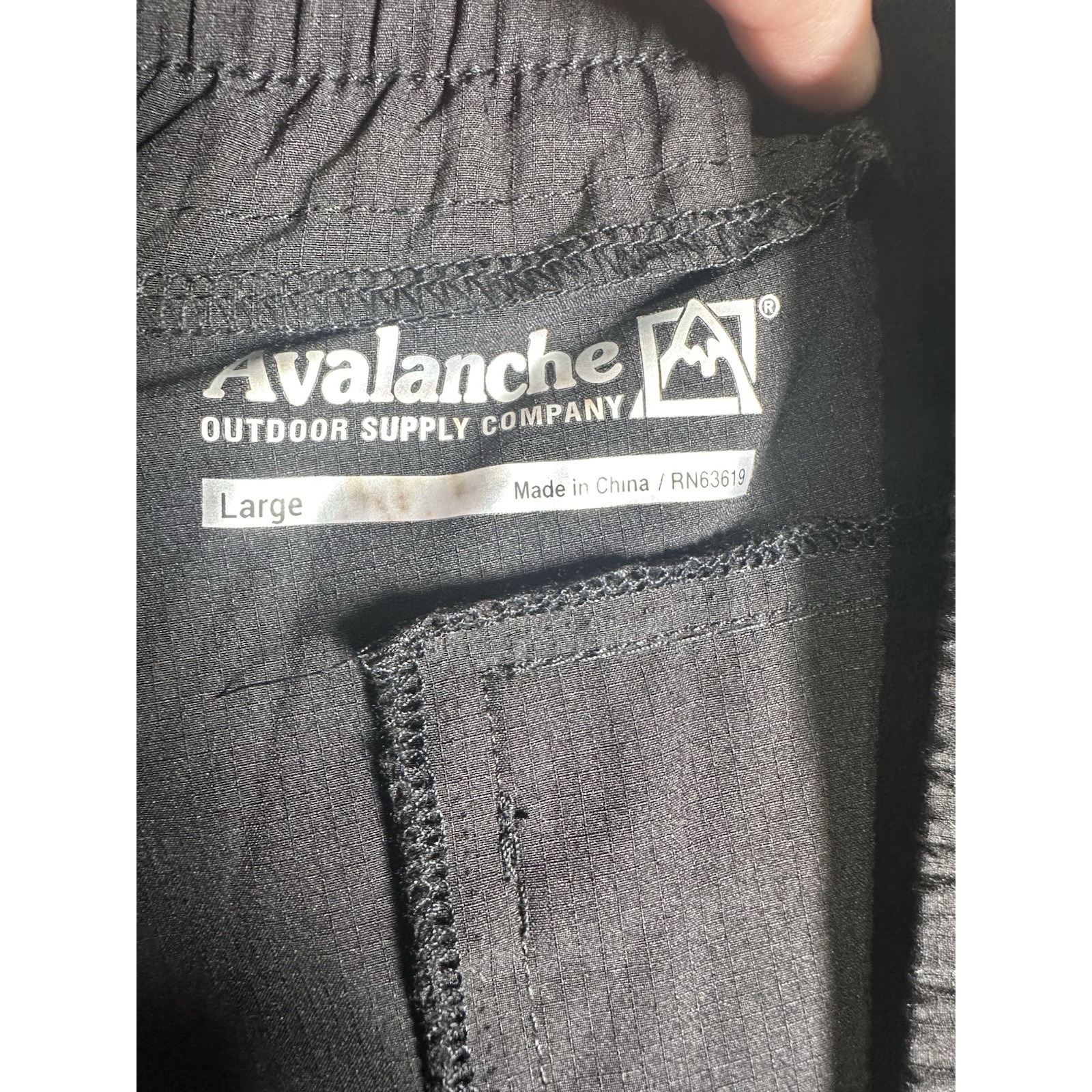 Avalanche Hiking Pants Womens Large Black Upf 50 Stretch Outdoor Nwt — image 7 of 7